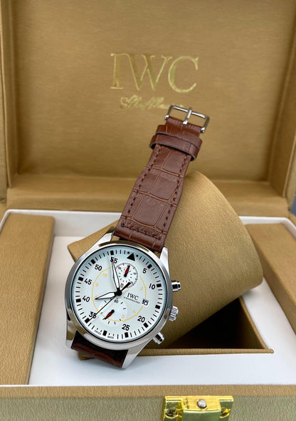 IWC Big Pilot Full Brown leather strap